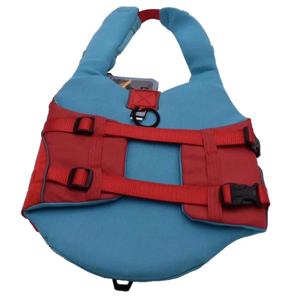 KURGO Surf n Turf Dog Life Jacket - Red / Blue - Small - New with Tags